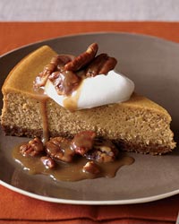 Pumpkin Cheesecake with Pecan Praline Topping - Food & Wine